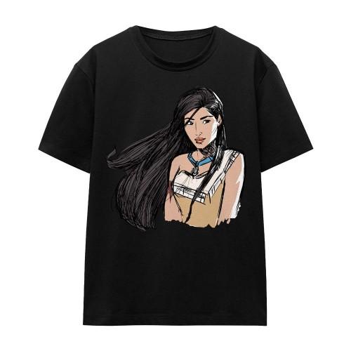 Pocahontas Unisex Adult Sketch T-Shirt