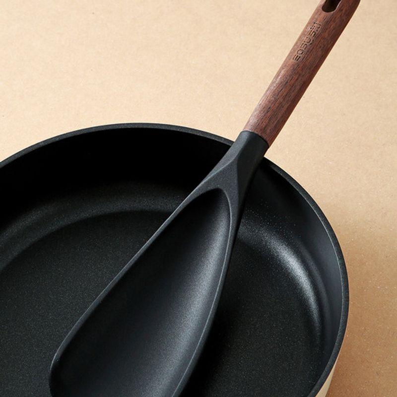 Katewaltz Easysilly Lunoa Multi-Spoon Wood Handle Silicone Cooking Utensil