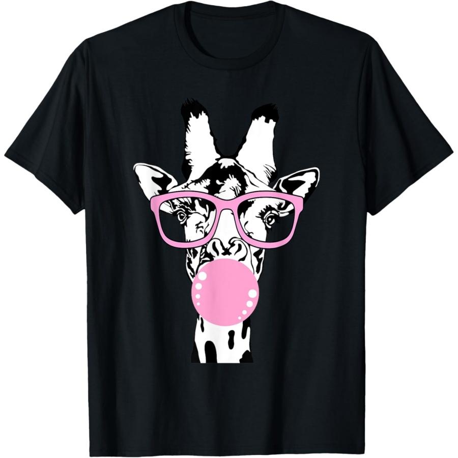 Футболка с жирафом, жующим жвачку в солнцезащитных очках, для оптометриста, офтальмолога