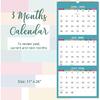 2026 Wall Calendar - 3 Month Wall Calendar 2026, Jan 2026 - Dec 2026, 11.25" x 26", 3 Month Calendar 2026, 3 Month Vertical Calendar with Thick Paper