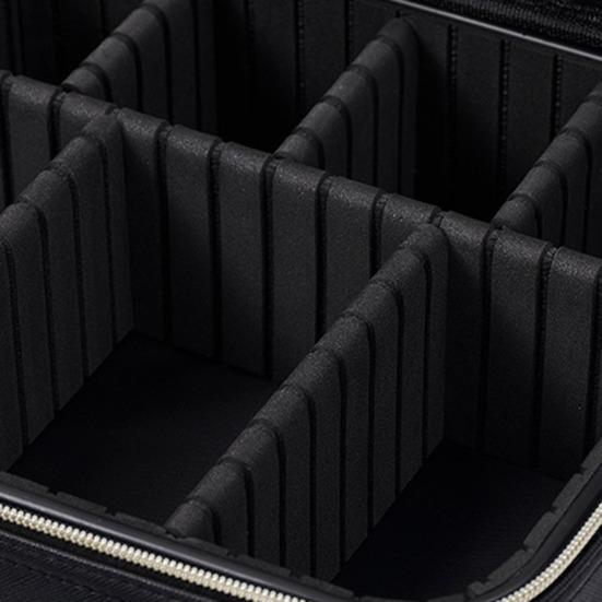 Косметичка со светодиодной подсветкой, зеркальной застежкой-молнией, большой вместительной ручкой, водонепроницаемой для путешествий