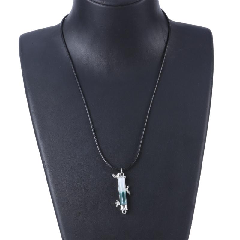 Sophisticated Bamboo Segment Necklace Adjustable Length Clavicle Chain Ornament Versatile Ethnic Neckchain Accessory