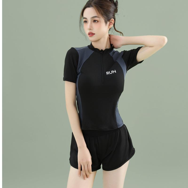 Спортивный раздельный купальник 2025: Контроль живота, Слимминг, Консервативный – Идеально для весеннего отпуска, пляжного плавания