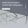 Fashionable Lightweight And Elastic Presbyopia Glasses With Ultra-Thin Frames For Men And Women Anti Blue Light Glasses