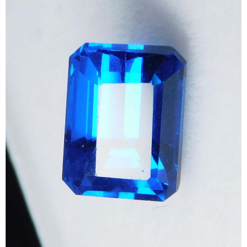 Natural Ring Size Sapphire Blue Emerald Shape 2 Ct Certified Loose Gemstones A-1971