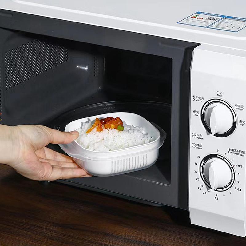 Ящик для хранения продуктов Контейнер для хранения риса и фруктов Микроволновая печь Нагреватель Холодильник Морозильник Хранение Сохранение свежести Коробка
