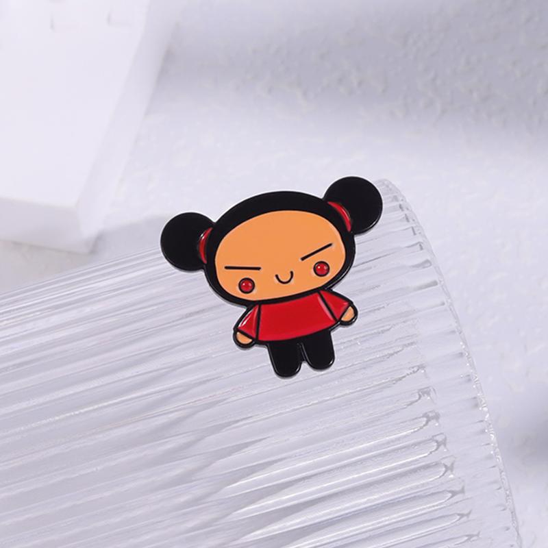 Cartoon Doll Hard Enamel Pins Popular Star Online Anime Brooch Lapel Badge Jewelry Accessory Gifts For Girls Friends