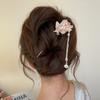 Romantic Cherry Blossom Hair Sticks Chinese Style Hair Clips Elegant Flower Hairpin  Party