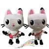 Adorable Gabby's Dollhouse Music Plush Toy Cartoon Stuffed Cat Plushie Doll For Kids