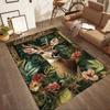Deer Floor Mat Suitable for Living Rooms Game Room Playrooms Foyer Antislip Carpet Anime Office Decor Best for Christmas