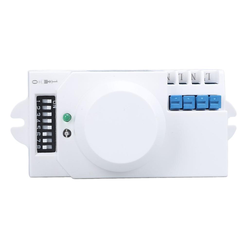 Микроволновый радарный датчик 5.8G 1200W регулируемый датчик движения человека выключатель света для дома