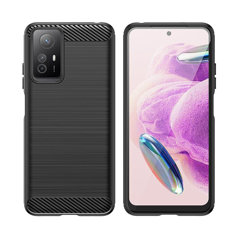 Чехол из углеродного волокна для Redmi Note 12S, чехол для Xiaomi Redmi Note 12S 12 Pro Plus, чехол Funda Shell, мягкий силиконовый бампер для телефона