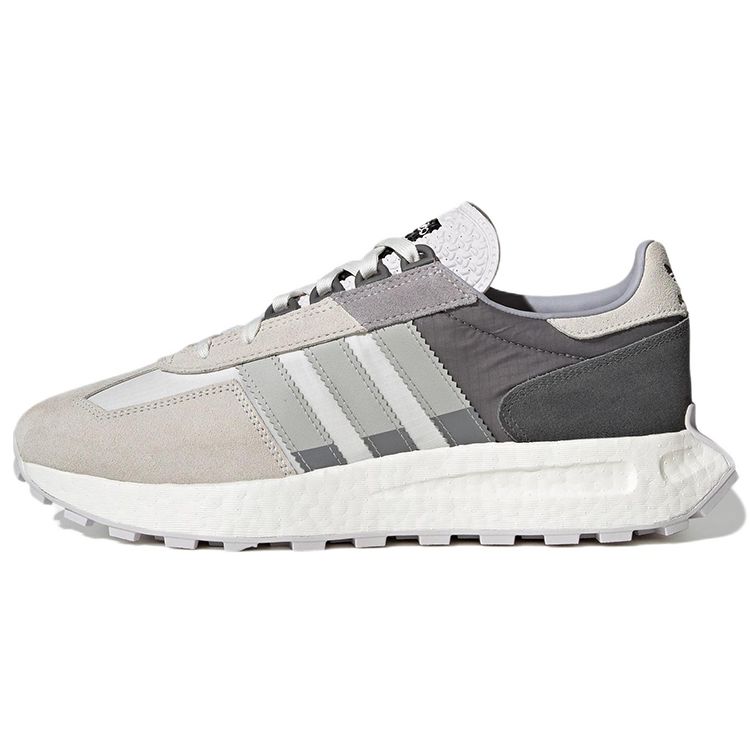 Adidas Originals Retropy E5 Замшевые Удобные Прочные Низкие Повседневные Кроссовки Унисекс Серые Черные HP7741