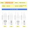 10pcs E27 E14 Led Bulb 220V Candle Bulb Energy Saving Lamp 3W 6W 9W 12W Led Chandelier Light Spotlight Led for Home Decoration