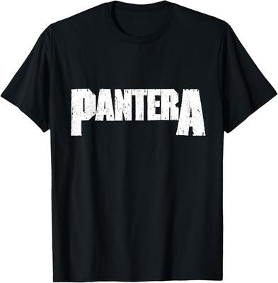 Официальная футболка Pantera с белым логотипом