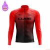 Winter Thermal Fleece Cycling Jersey Sports Bike Rvouei Cube Pro Team Mountian Bicycle Clothing Ropa Ciclismo Invierno Hombre