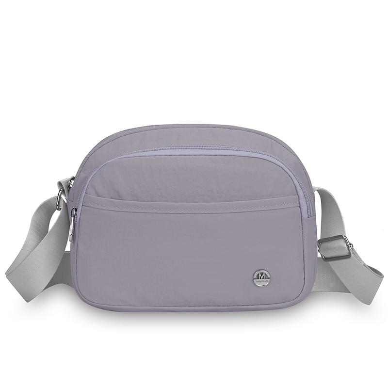 Женская сумка через плечо с несколькими отделениями, большая вместимость, легкая нейлоновая сумка, сумка-кроссбоди, маленькая квадратная сумка