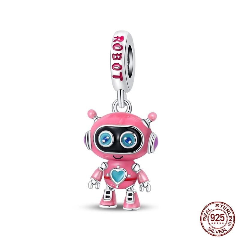 New Copper Cactus Flower Bird Bear Pony Bag Charms Beads Fit Charms Brand Original Bracelet Diy Fine Jewelry Gift