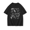 Loose Fit Unisexs Ocean Animals Tshirts Harajuku Trend Girls Short Sleeve Tee Summer Clothes Girl Casual Round Neck Cotton Tee