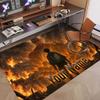 Custom Name Crystal Velvet Rug,Attack on Titan Comfortable Anti Slip Floor Mat For Room Decoration