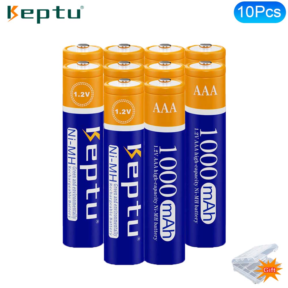 KEPTU 4-32 шт. Аккумуляторные батареи 3A AAA 1,2 В 1000 мАч Ni-MH