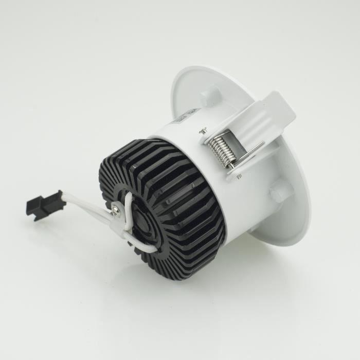 Lot de 5 spots LED étanches IP65 6W rond