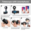 80x100 HD Monocular Telescope with High Magnification, Low-Light Night Vision, Phone Connectivity for Photography, Portable for Bird Watching
