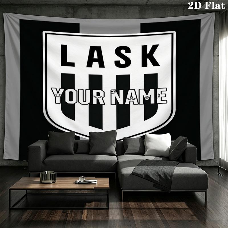 Ask Name Badge Custom Name Wall Tapestry Aesthetic Wall Hanging Printed Fabric Blanket Decorative Tapestries For Bedroom Living Room Home Decor