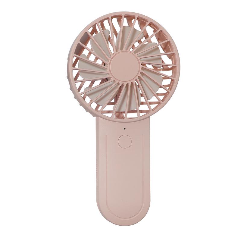 Portable Mini Handheld Fan with Hook - Rechargeable for Outdoor Use