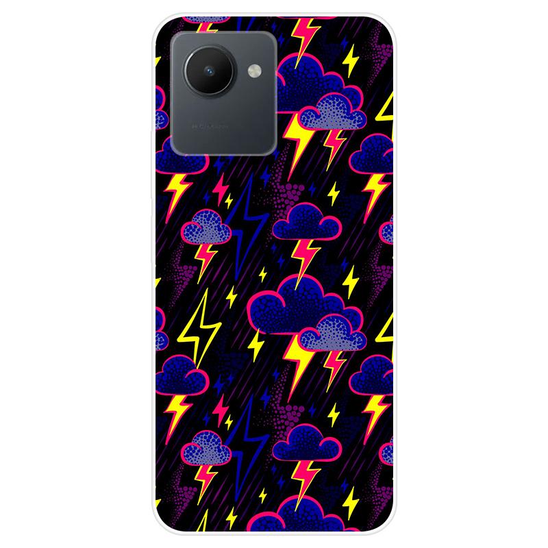 Для Realme C30S C 30S RealmeC30S чехол Мягкая силиконовая задняя крышка Чехол для телефона с рисунком из мультфильма Разнообразие