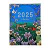 Календарь на 2025 год из бумаги, подвесной настольный календарь, прочный календарь с изображением природы и животных, школа