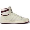 adidas Originals Топ-десять RB Ретро Кожаные Удобные Высокие Повседневные Ботинки Унисекс Слоновая кость Бордовый GZ8848