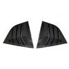 2X Car Rear Window Louver Shutters Vent Cover Trim For Skoda Octavia 3 A7 Sedan 2013-2018 Glossy Black Styling Auto Accessories