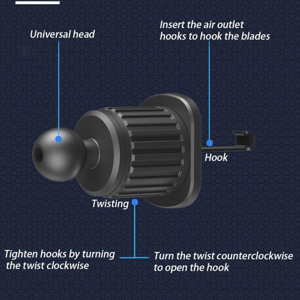 Universal Stand Clip Gravity Auto Phone Bracket Air Vent Clip Mount 360° Rotation Car Phone Holder