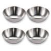 4 шт. Нержавеющая сталь соусница суши тарелки специи уксус миски для макания бытовая посуда десерт для столовой