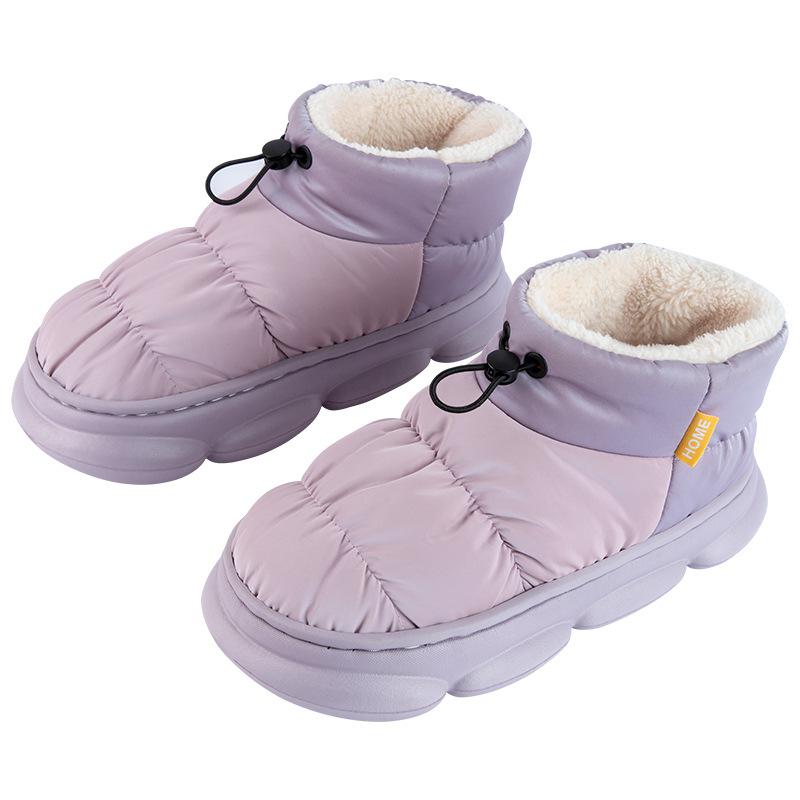 Snow Boots for Women Waterproof Super Warm Plush Platform Ankle Boot Woman Winter Down Cotton Flat Bota Feminina