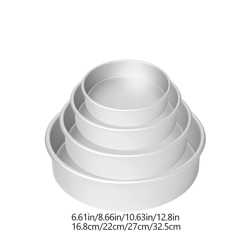 4 6 8 10 12 дюймов съемное дно круглый противень набор для выпечки алюминиевый круглый противень для чизкейка инструменты для выпечки