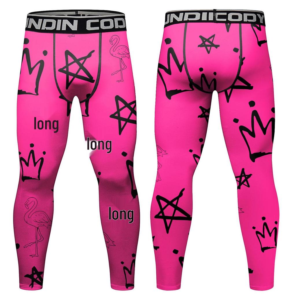 Мужские осенние спортивные компрессионные брюки: Бег и баскетбол