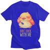 Dont Duck With Me Funny Duck T Shirt Unisex Women Short Sleeve Tshirts Casual Tee Tops Pure Cotton Loose Oversized Clothing