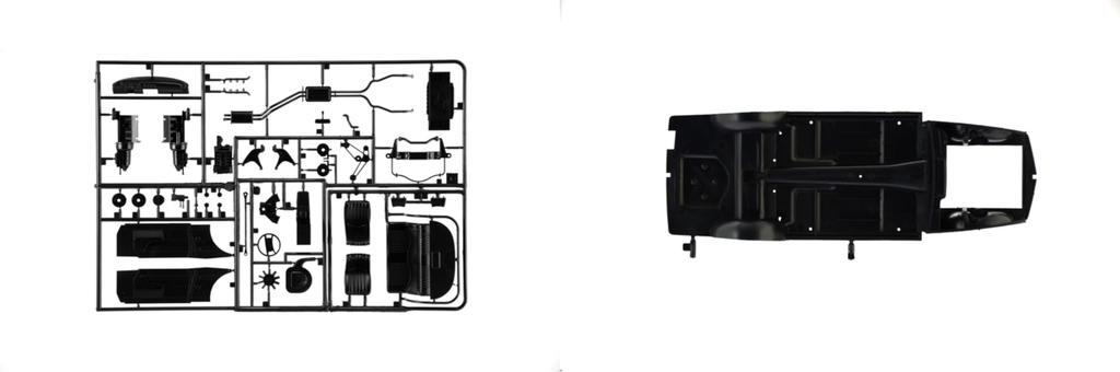 Italeri 1/24 Scale Mercedes-Benz 500 SLC Plastic Model Kit (IT3633JP) with Japanese Translation and Supplementary Instructions