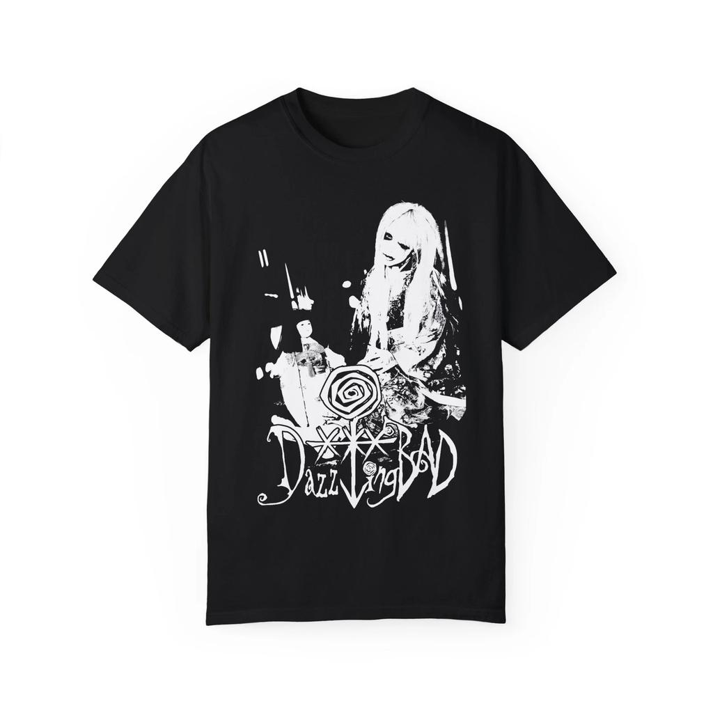 DazzlingBAD | Мерч японской группы | Visual Kei | Готическая черная футболка