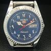 ЯПОНСКИЕ ВИНТАЖНЫЕ ОТРЕМОНТИРОВАННЫЕ МУЖСКИЕ АВТОМАТИЧЕСКИЕ ЧАСЫ SEIKO 5 6309A С СИННИМ ЦИФЕРБЛАТОМ a442484-1