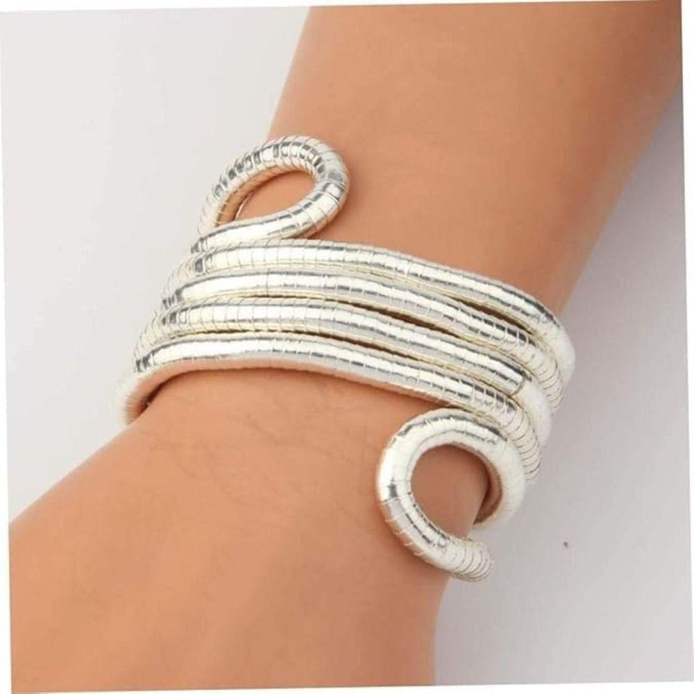 Alloy Bendable Snake Necklace Gold Color Bracelet New Flexible Choker Jewelry Accessories