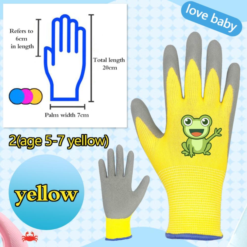 Нескользящие перчатки для садоводства Защитные рабочие перчатки Безопасность Детские защитные перчатки для детей