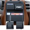 Hanging Car Back Seat Organizer Water Bottle Holder Universal Waterproof PU Leather Easy To Install