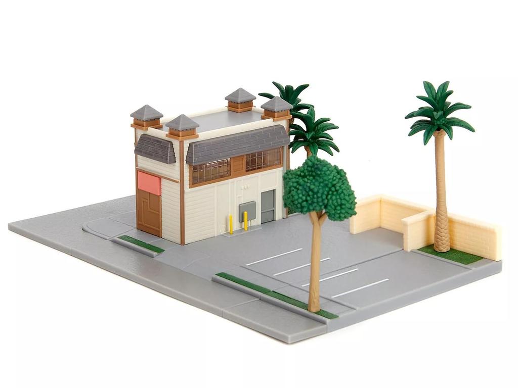 JADA TOYS Nano Fast Furious Рыночная кафе Диорама Ford Mitsubishi Eclipse Fast Furious Миникар 34914 & & F-150 / & [Б/У]