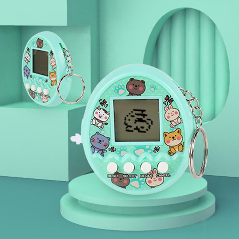 Electronic Pet Machine Mini Pocket Electronic Game Machine Pet Egg Virtual Pet Cultivation Keychain Pendant