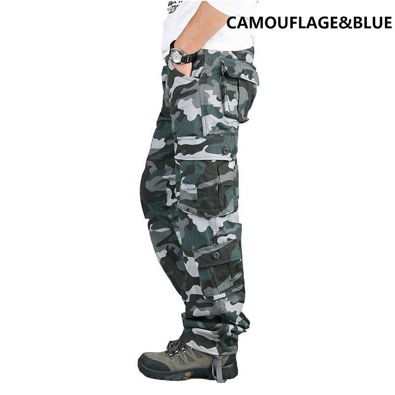 Тактические брюки для мужчин, хлопок, классические, с несколькими карманами, повседневные рабочие брюки, мужские, камуфляжные, дышащие брюки