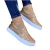 Ladies Shoes 2024 Hot Sale Slip-on Women's Vulcanize Shoes Fashion Sequins High Quality Plus Size Solid  Classic Casual Shoes