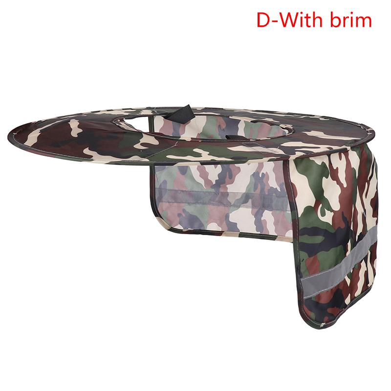 Summer Sun Shade Safety Hard Hat Neck Shield Helmets Reflective Hat Brim Reflective Cap Cover for Construction Workers